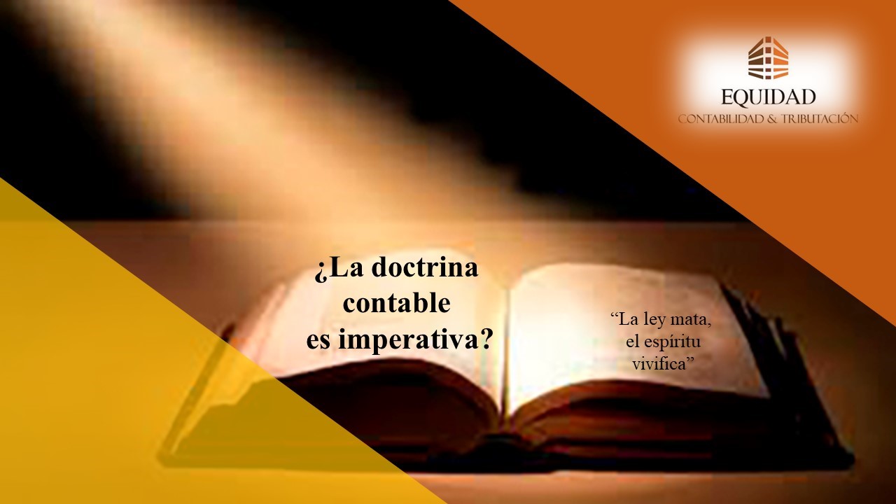 ¿La doctrina contable es imperativa?